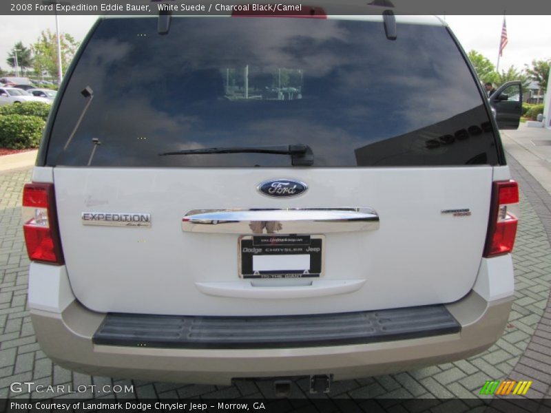 White Suede / Charcoal Black/Camel 2008 Ford Expedition Eddie Bauer