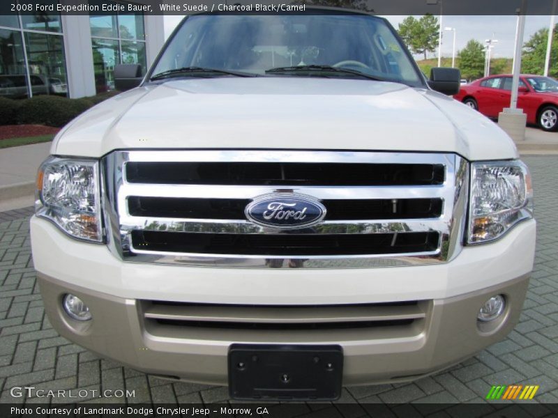 White Suede / Charcoal Black/Camel 2008 Ford Expedition Eddie Bauer