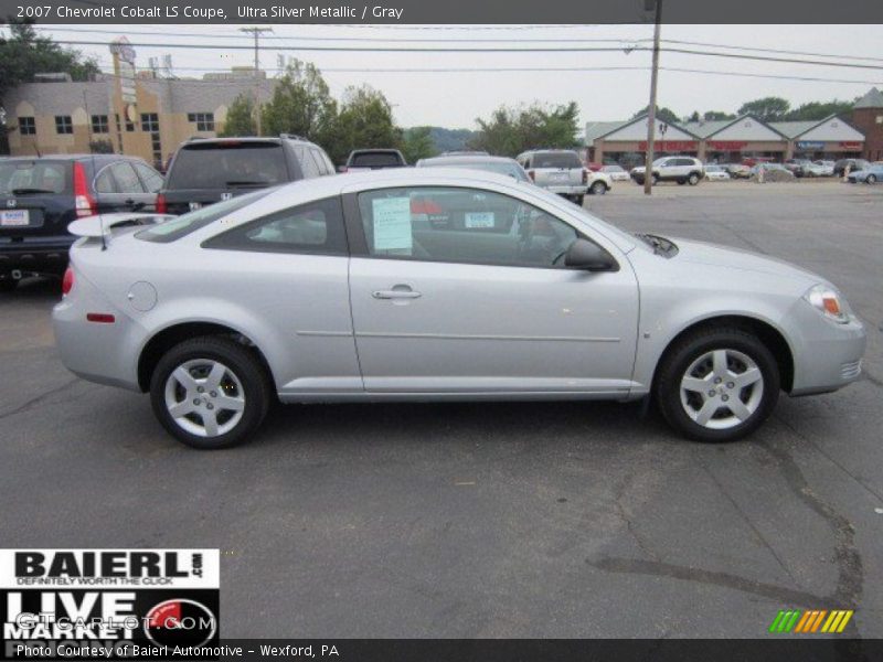 Ultra Silver Metallic / Gray 2007 Chevrolet Cobalt LS Coupe