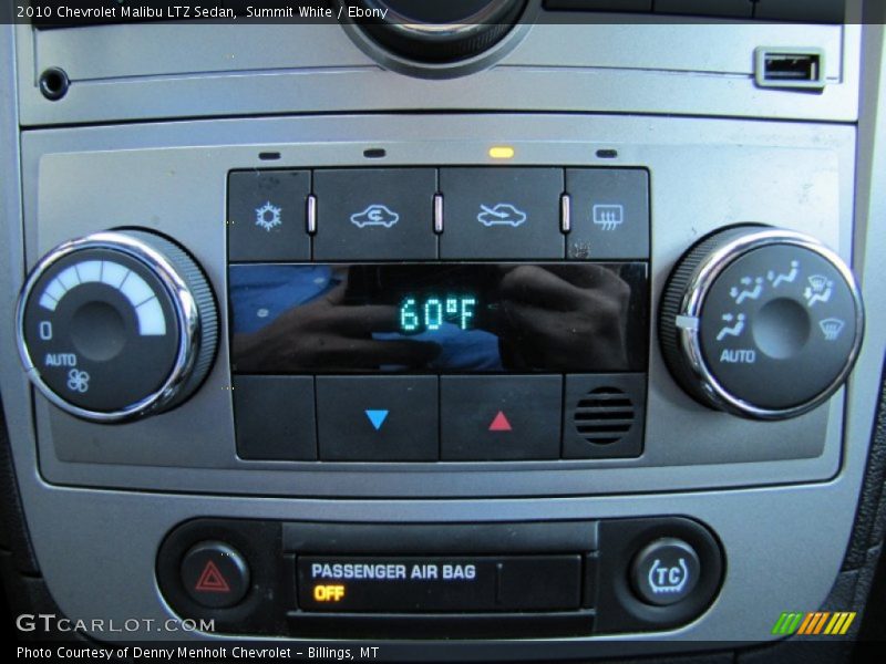 Summit White / Ebony 2010 Chevrolet Malibu LTZ Sedan