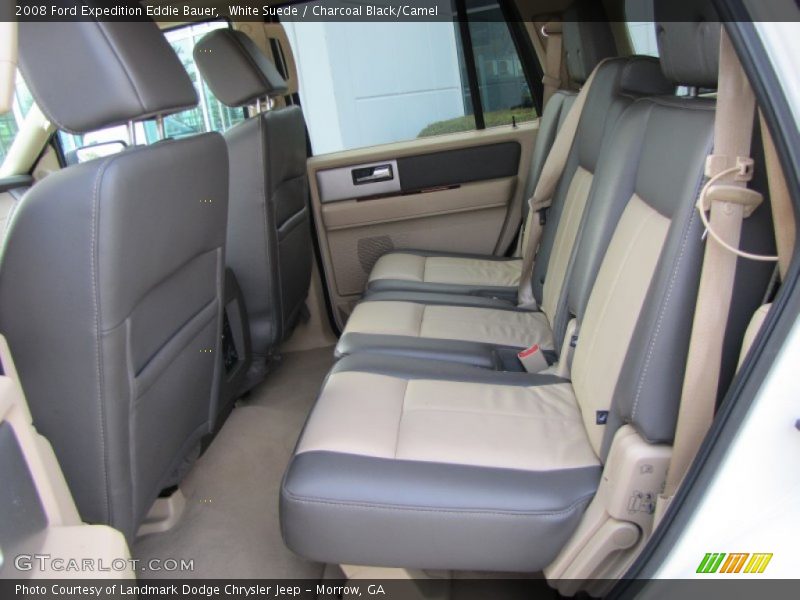 White Suede / Charcoal Black/Camel 2008 Ford Expedition Eddie Bauer