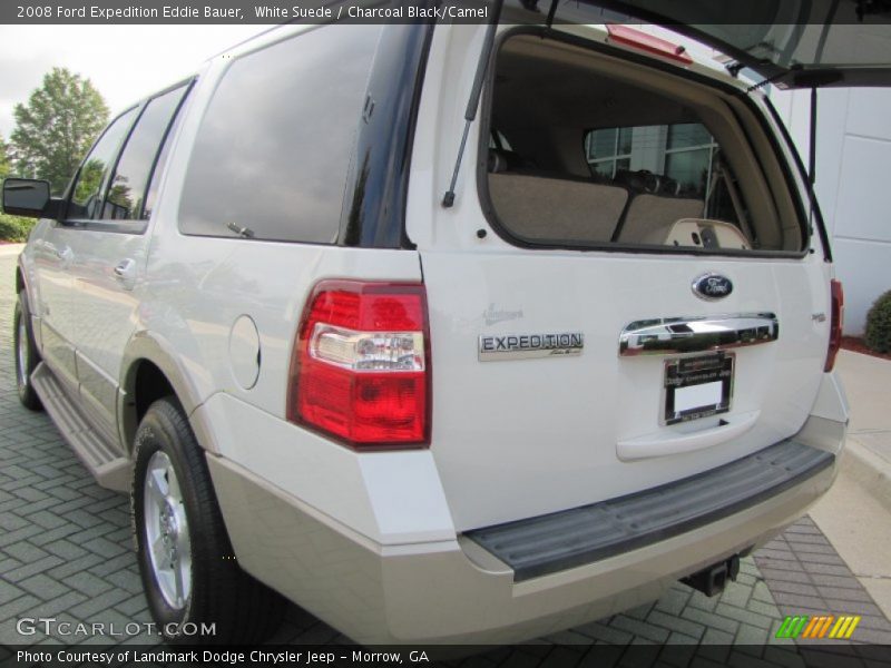 White Suede / Charcoal Black/Camel 2008 Ford Expedition Eddie Bauer