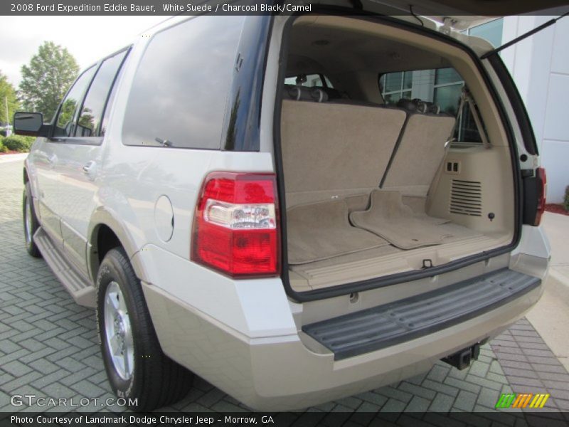 White Suede / Charcoal Black/Camel 2008 Ford Expedition Eddie Bauer