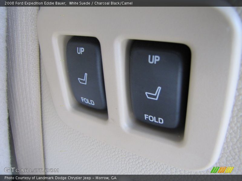 White Suede / Charcoal Black/Camel 2008 Ford Expedition Eddie Bauer