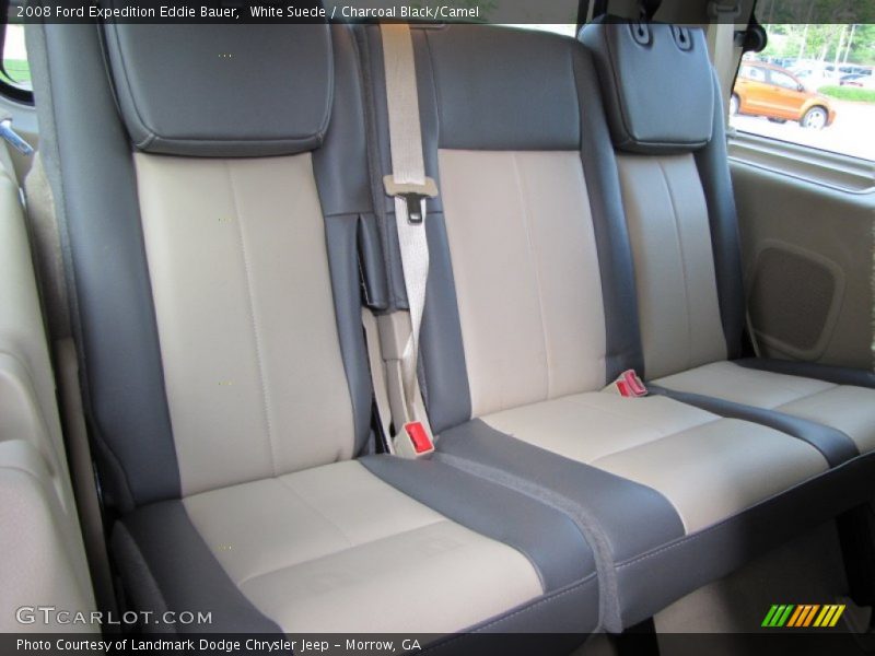 White Suede / Charcoal Black/Camel 2008 Ford Expedition Eddie Bauer