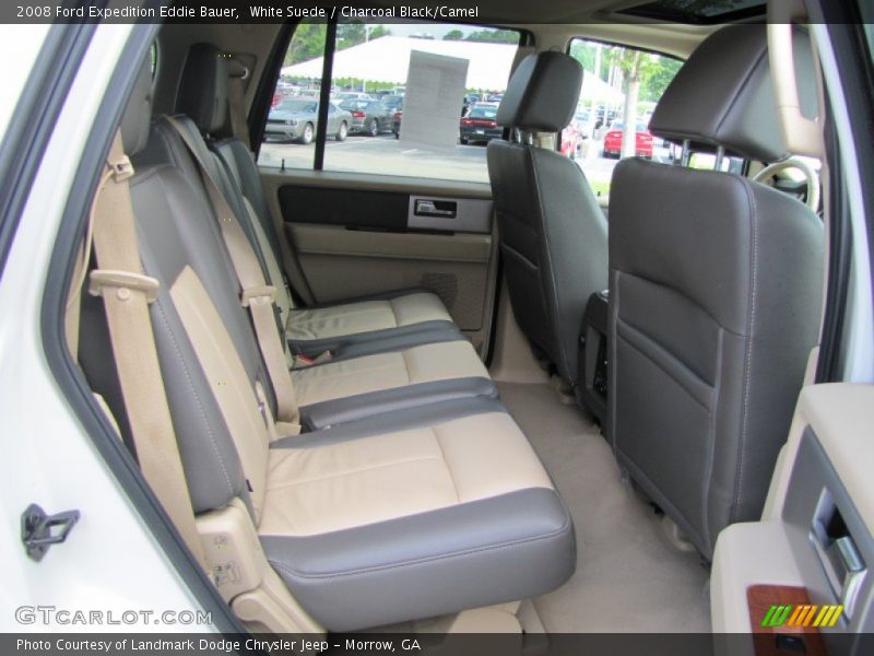 White Suede / Charcoal Black/Camel 2008 Ford Expedition Eddie Bauer