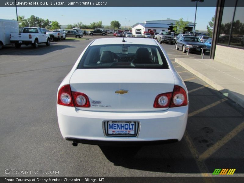 Summit White / Ebony 2010 Chevrolet Malibu LTZ Sedan