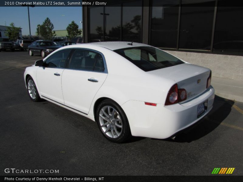Summit White / Ebony 2010 Chevrolet Malibu LTZ Sedan