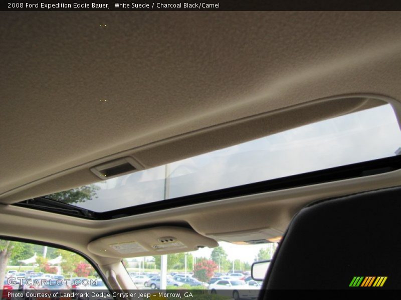White Suede / Charcoal Black/Camel 2008 Ford Expedition Eddie Bauer