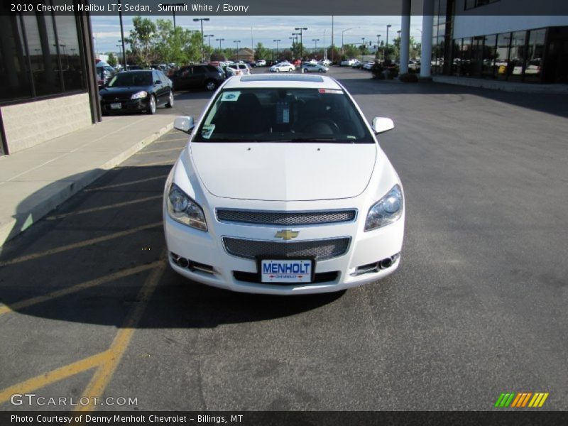Summit White / Ebony 2010 Chevrolet Malibu LTZ Sedan