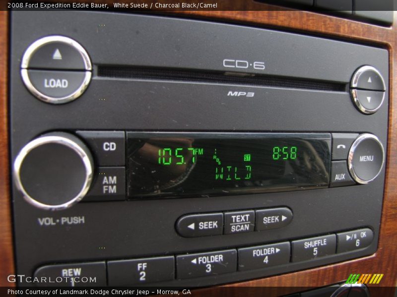 White Suede / Charcoal Black/Camel 2008 Ford Expedition Eddie Bauer