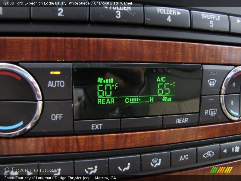 White Suede / Charcoal Black/Camel 2008 Ford Expedition Eddie Bauer