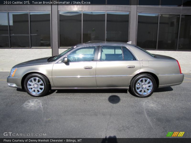 Tuscan Bronze ChromaFlair / Shale/Cocoa 2010 Cadillac DTS