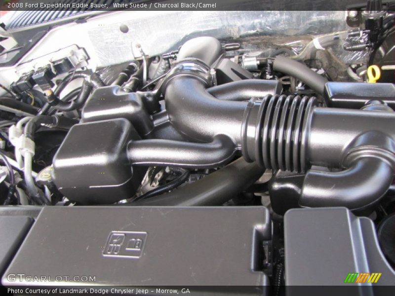 White Suede / Charcoal Black/Camel 2008 Ford Expedition Eddie Bauer