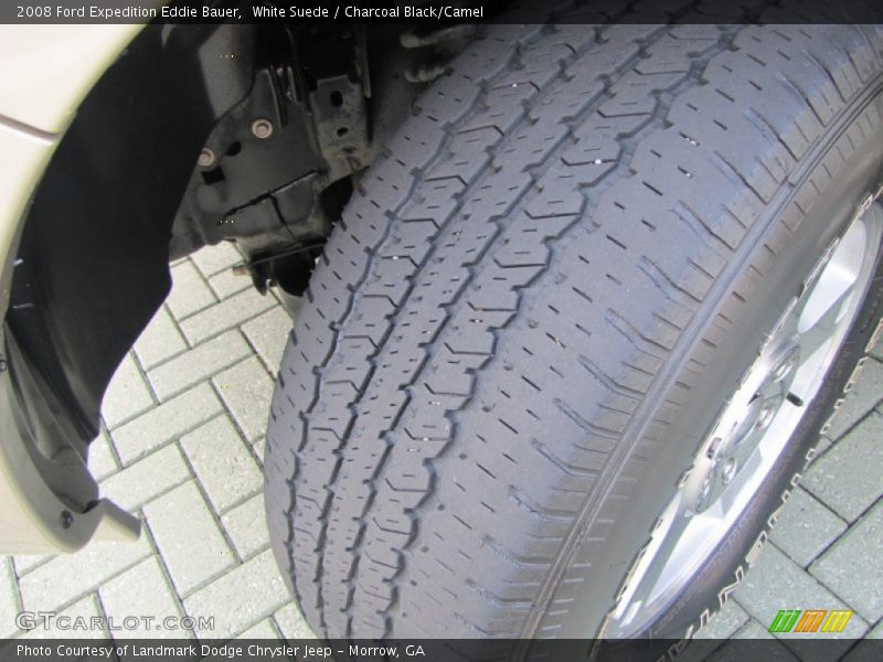 White Suede / Charcoal Black/Camel 2008 Ford Expedition Eddie Bauer