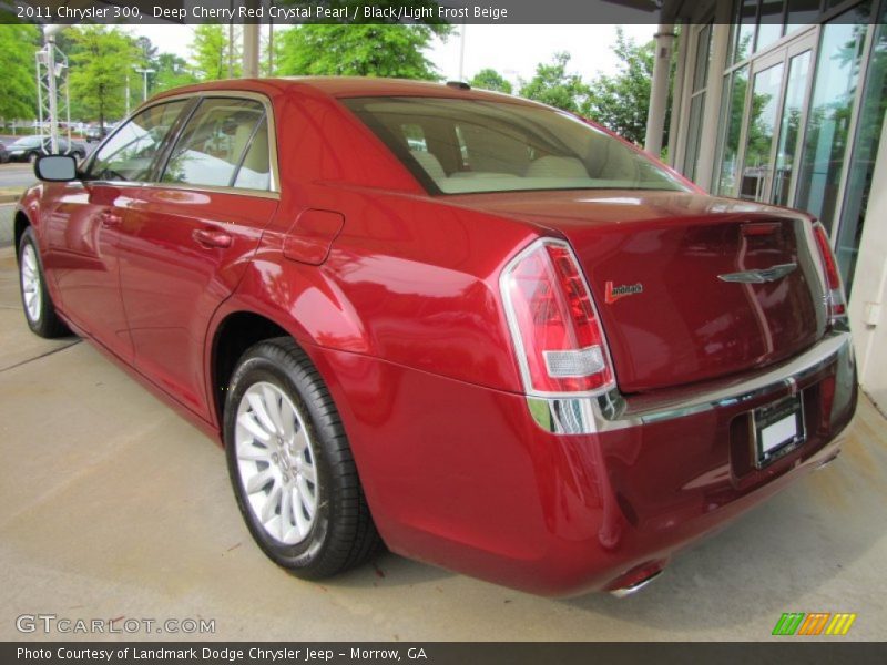 Deep Cherry Red Crystal Pearl / Black/Light Frost Beige 2011 Chrysler 300