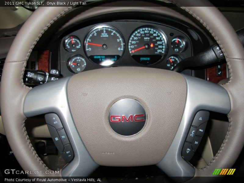 Onyx Black / Light Tan 2011 GMC Yukon SLT