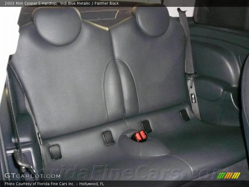 Indi Blue Metallic / Panther Black 2003 Mini Cooper S Hardtop