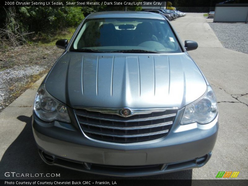 Silver Steel Metallic / Dark Slate Gray/Light Slate Gray 2008 Chrysler Sebring LX Sedan
