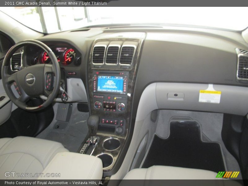 Summit White / Light Titanium 2011 GMC Acadia Denali