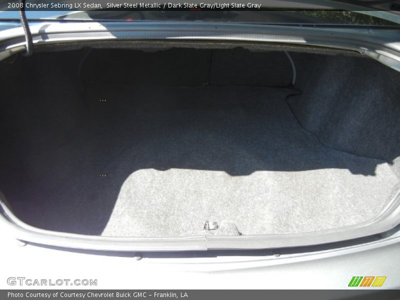 Silver Steel Metallic / Dark Slate Gray/Light Slate Gray 2008 Chrysler Sebring LX Sedan
