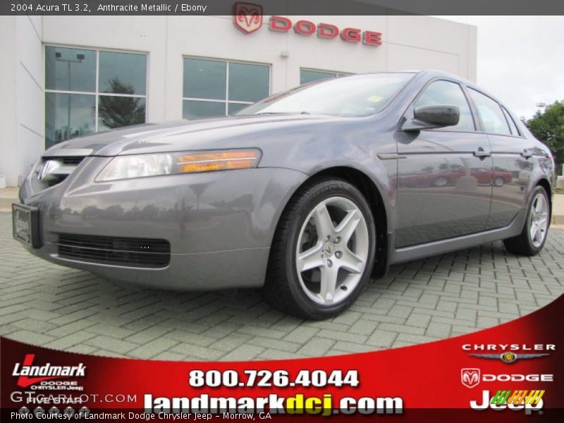 Anthracite Metallic / Ebony 2004 Acura TL 3.2