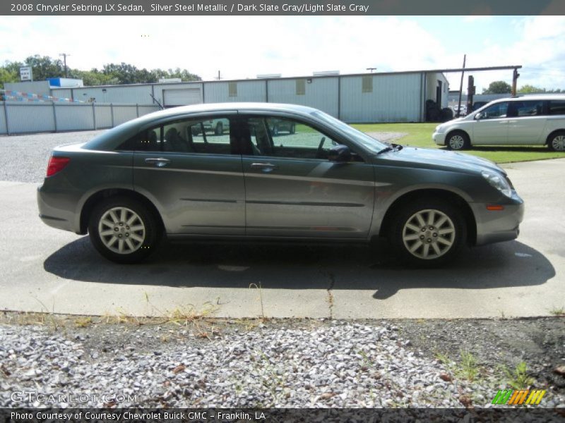 Silver Steel Metallic / Dark Slate Gray/Light Slate Gray 2008 Chrysler Sebring LX Sedan