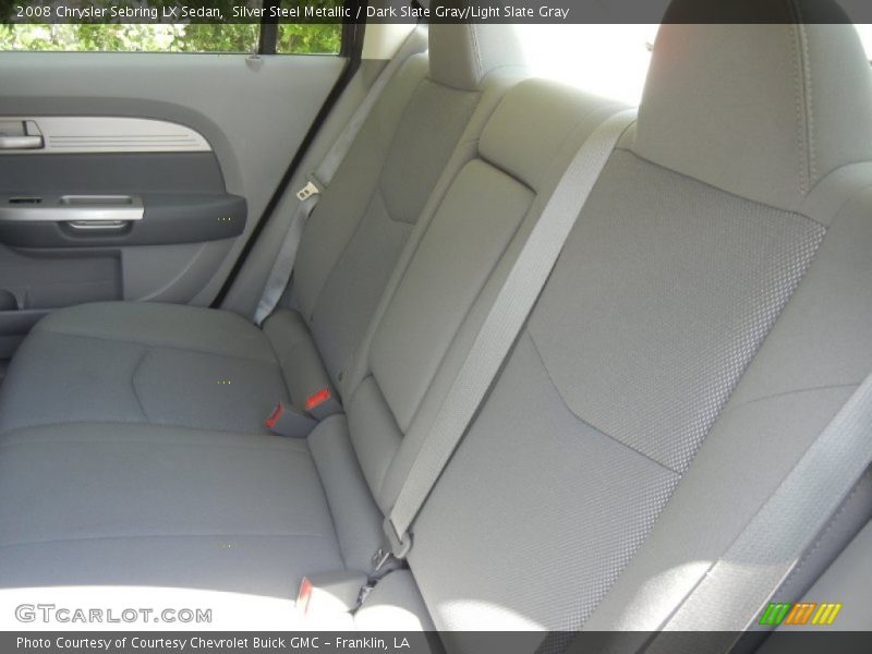 Silver Steel Metallic / Dark Slate Gray/Light Slate Gray 2008 Chrysler Sebring LX Sedan