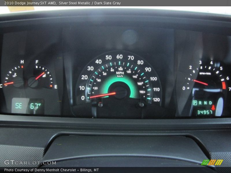Silver Steel Metallic / Dark Slate Gray 2010 Dodge Journey SXT AWD