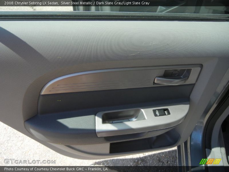 Silver Steel Metallic / Dark Slate Gray/Light Slate Gray 2008 Chrysler Sebring LX Sedan