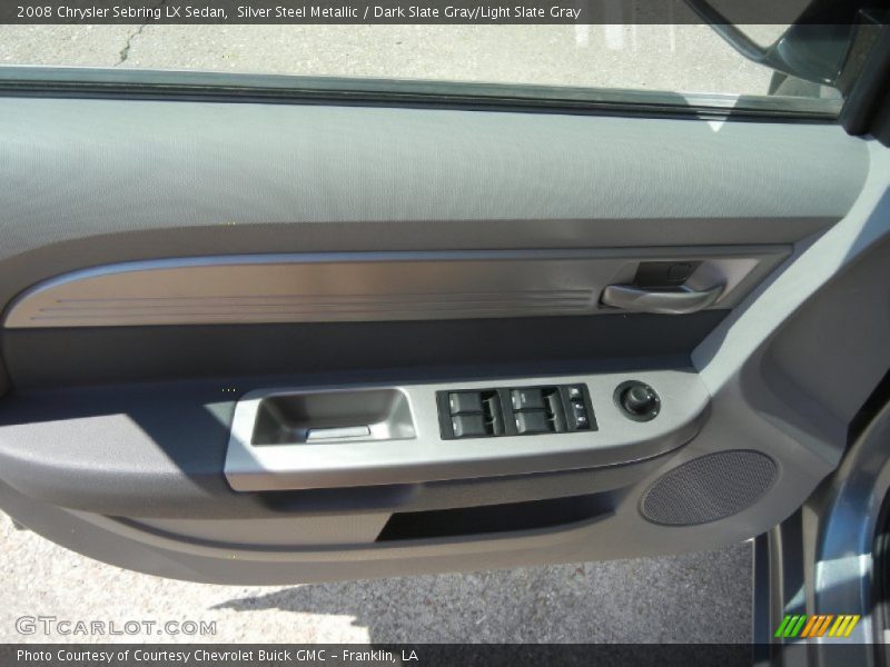 Silver Steel Metallic / Dark Slate Gray/Light Slate Gray 2008 Chrysler Sebring LX Sedan