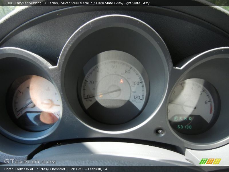 Silver Steel Metallic / Dark Slate Gray/Light Slate Gray 2008 Chrysler Sebring LX Sedan