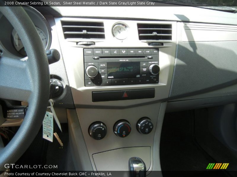 Silver Steel Metallic / Dark Slate Gray/Light Slate Gray 2008 Chrysler Sebring LX Sedan