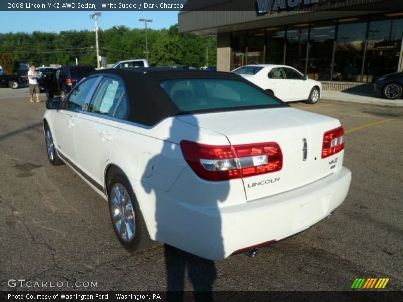 White Suede / Dark Charcoal 2008 Lincoln MKZ AWD Sedan
