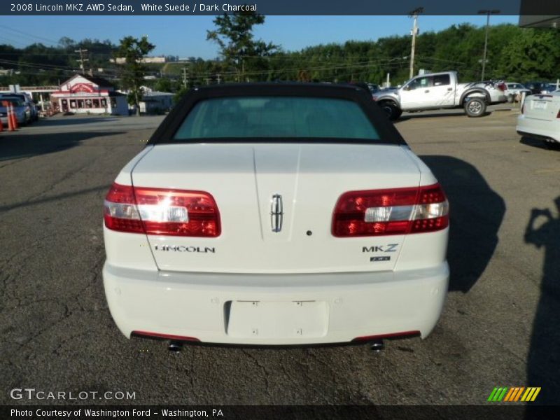 White Suede / Dark Charcoal 2008 Lincoln MKZ AWD Sedan