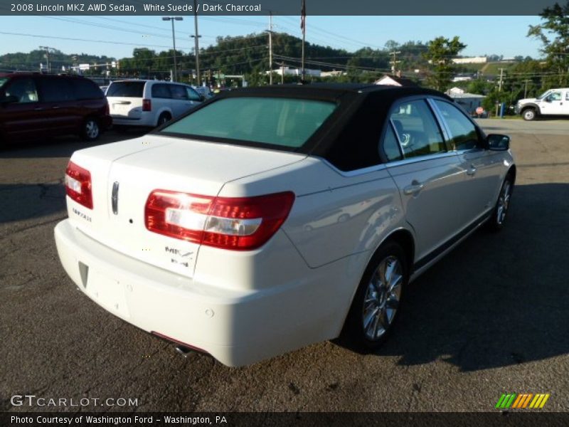 White Suede / Dark Charcoal 2008 Lincoln MKZ AWD Sedan