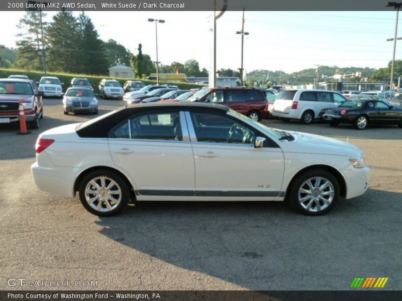 White Suede / Dark Charcoal 2008 Lincoln MKZ AWD Sedan
