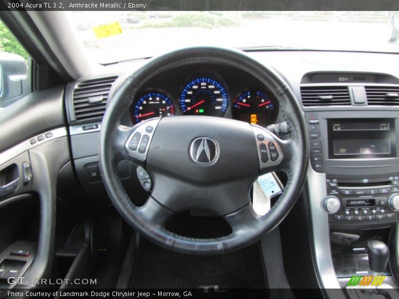 Anthracite Metallic / Ebony 2004 Acura TL 3.2