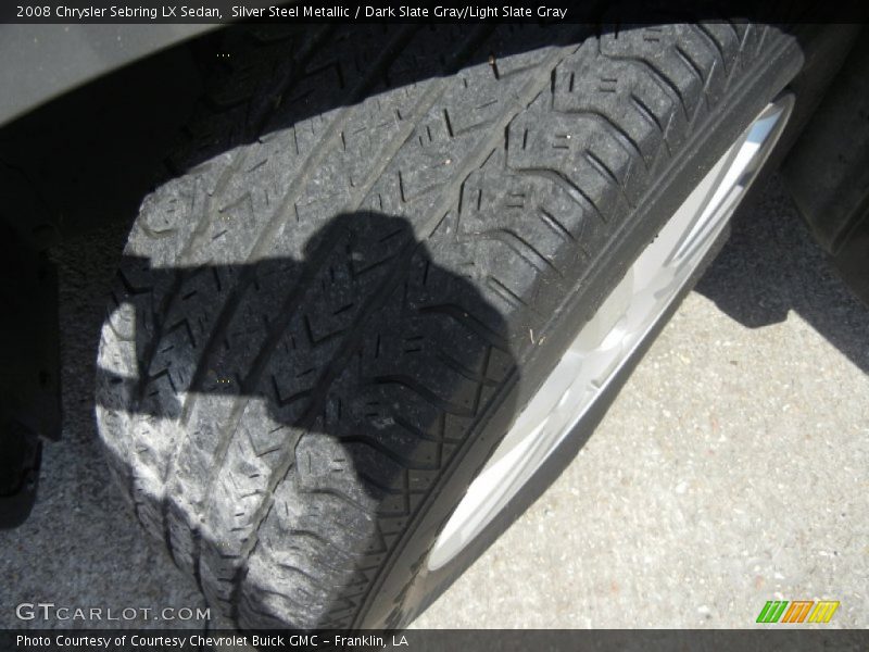 Silver Steel Metallic / Dark Slate Gray/Light Slate Gray 2008 Chrysler Sebring LX Sedan