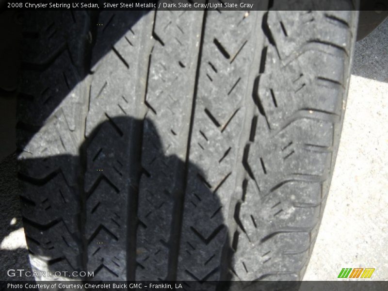 Silver Steel Metallic / Dark Slate Gray/Light Slate Gray 2008 Chrysler Sebring LX Sedan