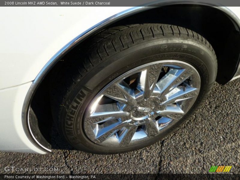 White Suede / Dark Charcoal 2008 Lincoln MKZ AWD Sedan