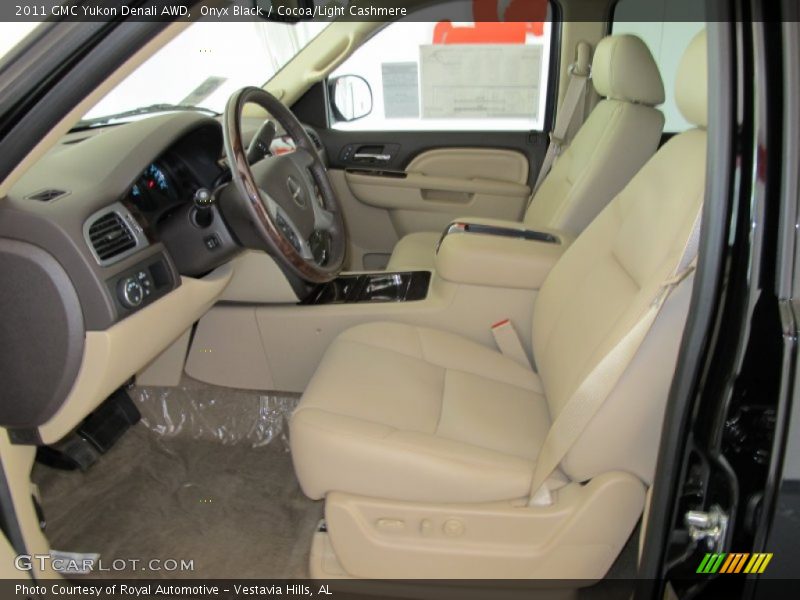Onyx Black / Cocoa/Light Cashmere 2011 GMC Yukon Denali AWD