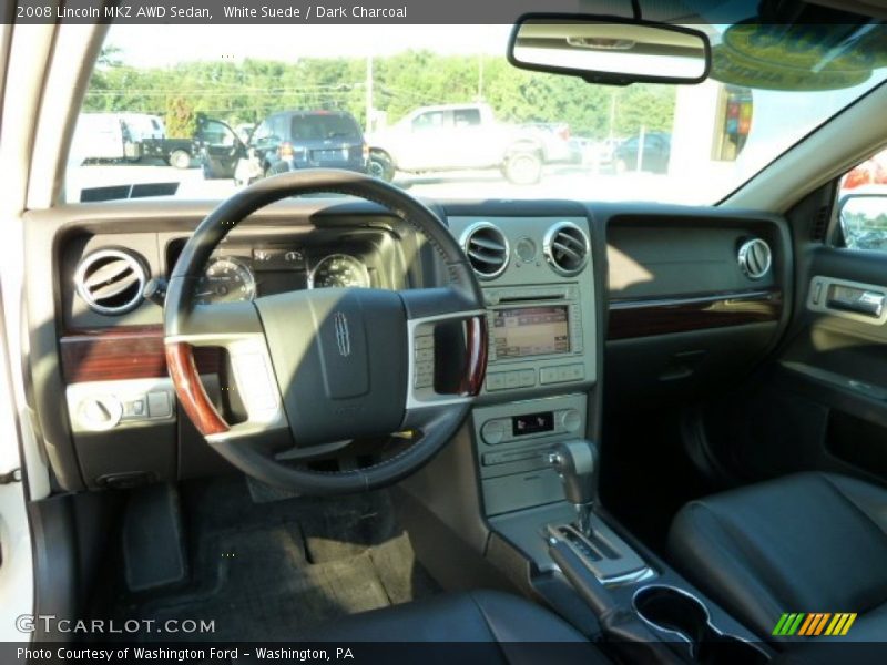 White Suede / Dark Charcoal 2008 Lincoln MKZ AWD Sedan