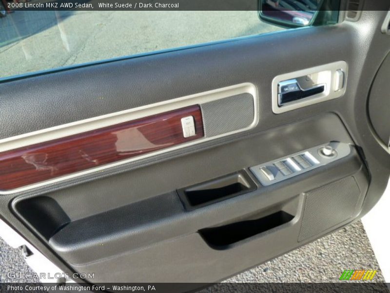 White Suede / Dark Charcoal 2008 Lincoln MKZ AWD Sedan