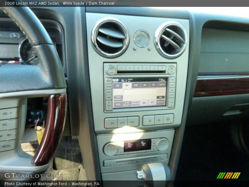 White Suede / Dark Charcoal 2008 Lincoln MKZ AWD Sedan