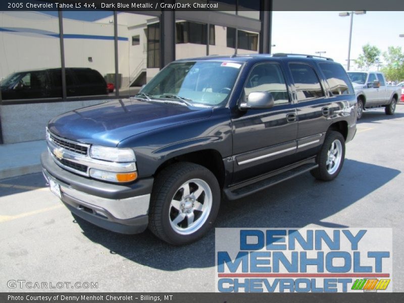 Dark Blue Metallic / Gray/Dark Charcoal 2005 Chevrolet Tahoe LS 4x4