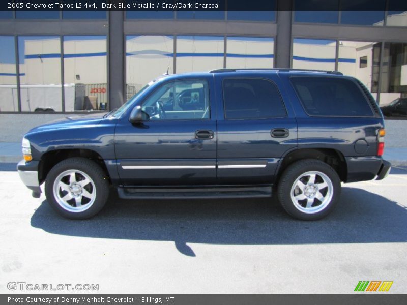 Dark Blue Metallic / Gray/Dark Charcoal 2005 Chevrolet Tahoe LS 4x4