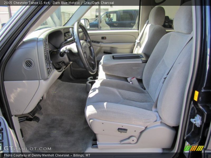 Dark Blue Metallic / Gray/Dark Charcoal 2005 Chevrolet Tahoe LS 4x4
