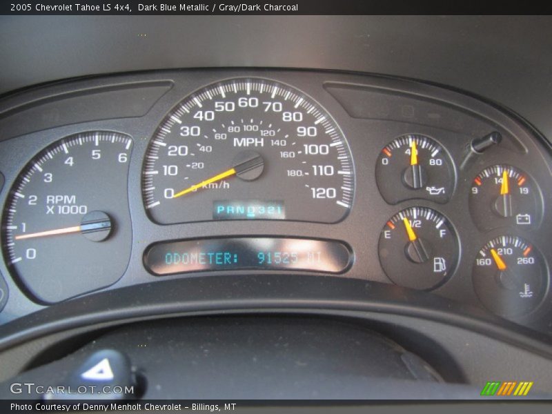 Dark Blue Metallic / Gray/Dark Charcoal 2005 Chevrolet Tahoe LS 4x4