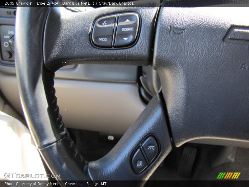 Dark Blue Metallic / Gray/Dark Charcoal 2005 Chevrolet Tahoe LS 4x4